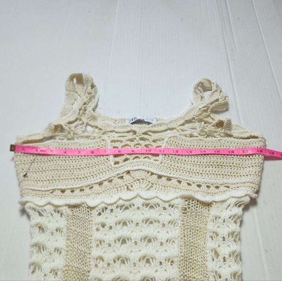 ZARA Limited Edition Crochet Maxi Dress - Picture 9 of 10